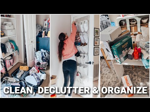 CLEAN UP, DECLUTTER & ORGANIZE 2025 | DECLUTTERING & ORGANIZING | CLEAN WITH ME