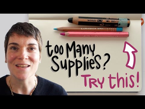 Why Fewer Art Supplies Make You More Creative