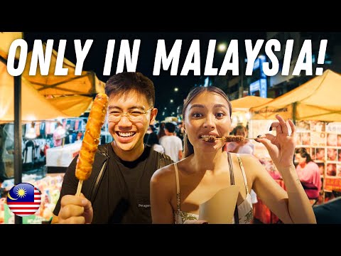 $1 Street Food at Malaysia’s LONGEST Night Market! 🇲🇾 2km Long + 700 Stalls!