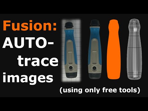 Auto-trace Images to precise Fusion Sketches!