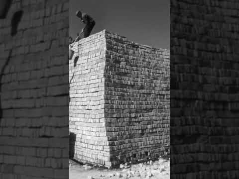 1963 brick-firing method you've never seen #vintage #rural #construction