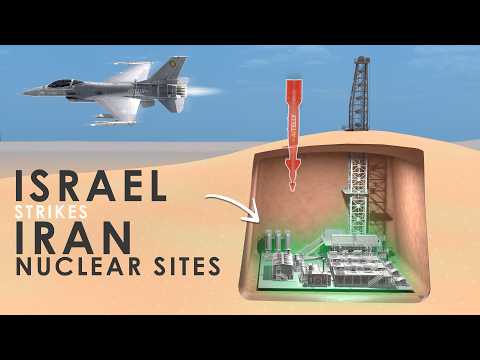 How Israel Strikes Iran Nuclear Sites #israel #iran #nuclear