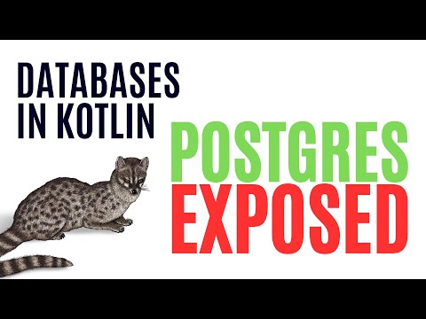 PostgreSQL and Exposed - Kotlin database access