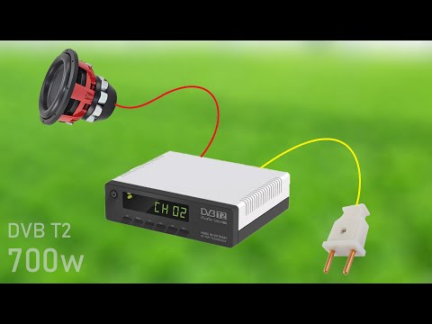 DIY Powerful Ultra Bass Amplifier DVB T2 , Simple Circuit , No IC