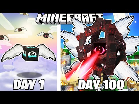 I Survived 100 Days as THE GOD in Minecraft!