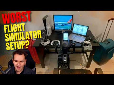 Ranking My Fan's WORST Flight Sim SETUPS