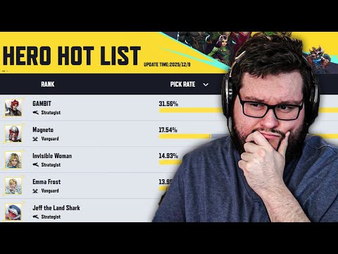 The Hero Hot List Is Now Out In Marvel Rivals