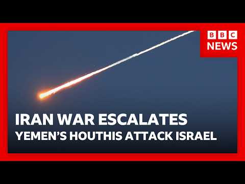Iran War escalates as Yemen's Houthis attack Israel and threaten Red Sea | BBC News
