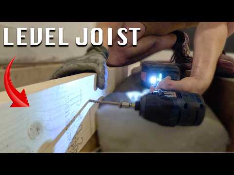 Level an uneven floor THE RIGHT WAY