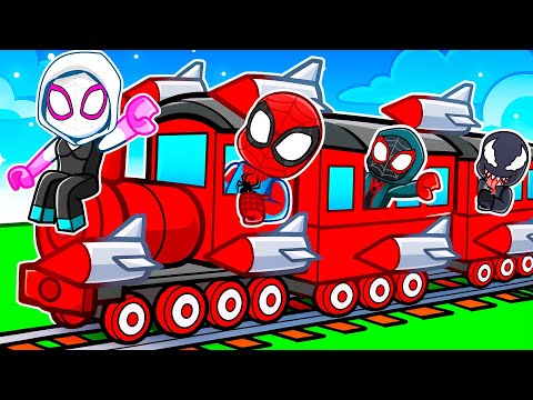 Spending $785,469,734 For The BIGGEST TRAIN in Roblox Build A Train!