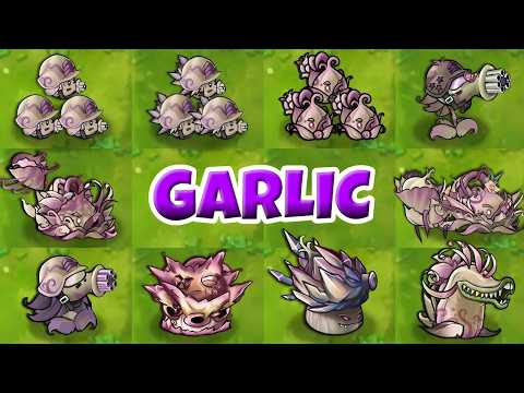 PVZ FUSION 3.1 ALL GARLIC Plants VS Obsidian Gargantuar-Who Will Win?