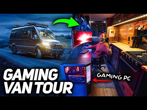 ULTIMATE 4x4 GAMING CAMPER VAN TOUR (Dream Gaming Setup)