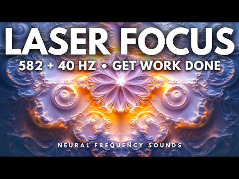 528 Hz + 40 Hz 🧠 Focus & Energy • Get Work Done Without Burnout & Clear Mental Clutter