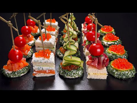 They are so delicious – my guests are shocked!  Christmas appetizers with redfish and caviar!