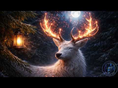 RETURNING ❄️🦌| Winter Solstice Shamanic Tribal Ritual Ambience | Drum 45BPM + Drone (Looped 1HR)