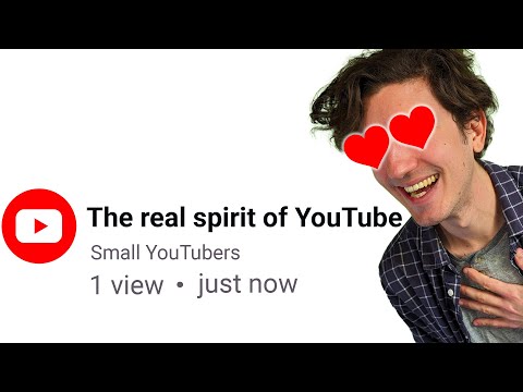 I love small youtubers