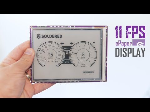 FINALLY! Fast e-Paper Display -INKPLATE 6 Motion