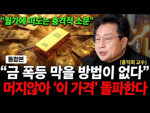 "금 폭등 막을 방법이 없다" 머지않아 '이 가격' 돌파한다  ( 홍익희 교수 )