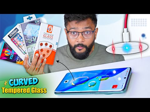 Curved Mobile Tempered Glass TEST - Watch Before Buy !