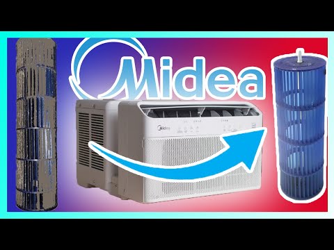 How to COMPLETELY DISASSEMBLE & CLEAN Midea U Shape AC!