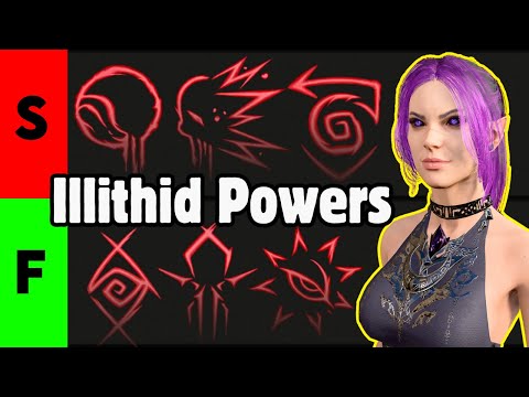 BEST ILLITHID POWERS in Baldur's Gate 3 Tier List