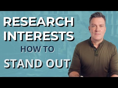 Research Interests for PhD Applications: How to Stand Out