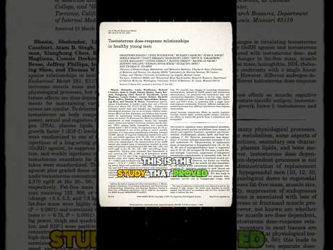 Testosterone Is a Volume Knob #bodybuilding #facts