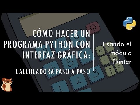💻 Cómo hacer un programa con interfaz gráfica ("GUI") en Python con Tkinter: Calculadora básica