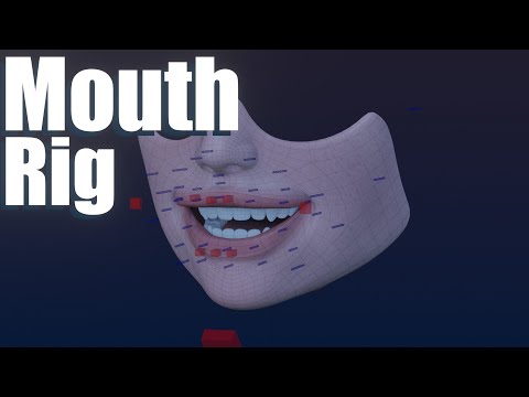 [Blender] Mouth rigging [Constraint Overload]
