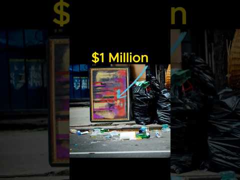 She found a $1 Million painting in garbage!