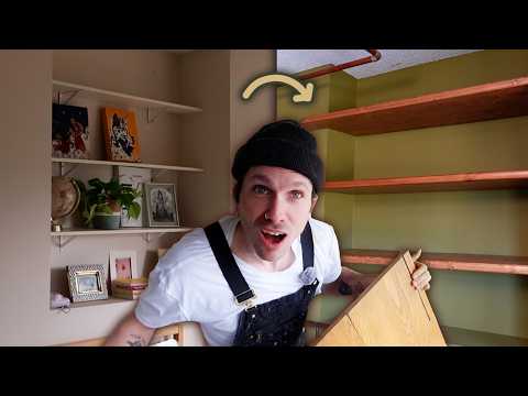 DIY Floating Wood Shelves for Only $20 Each!!