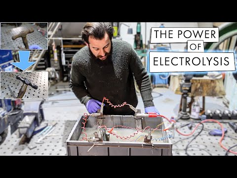 The Power of Electrolysis | How To Transform Rusty Tools!