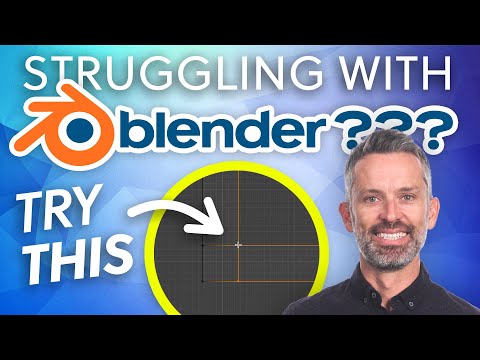 The 2D Trick That Makes Learning Blender 3D So Much Easier!