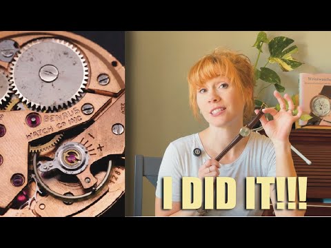 FINALLY! My First Successful Mechanical Watch Service!