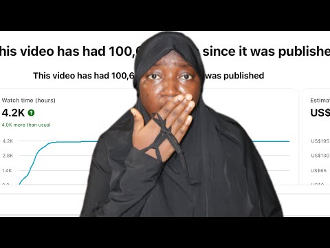 How much YouTube pays for 100,000 views as a small YouTuber in Nigeria