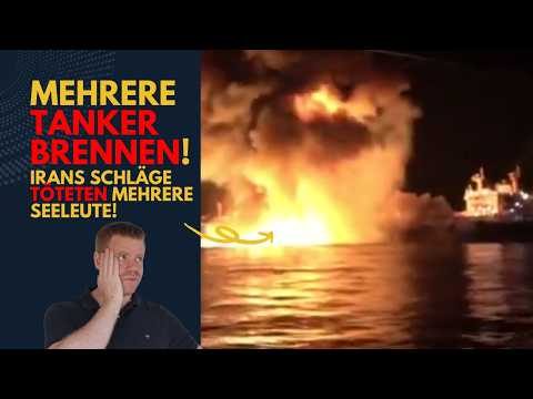 Numerous tankers are on fire! Sailors are dead. Iran continues to attack ships! Iran Situation Re...
