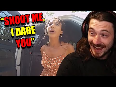 Karen Runs From Cops Then Threatens Cops