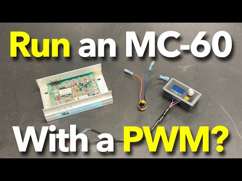 Using a PWM Signal Generator to Control an MC60 &amp; Add Features like On/Off, Min/Max speed, &amp; Display