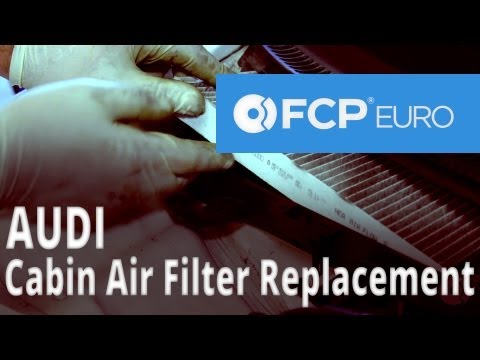 Audi Cabin Air Filter Replacement (A4 B7)