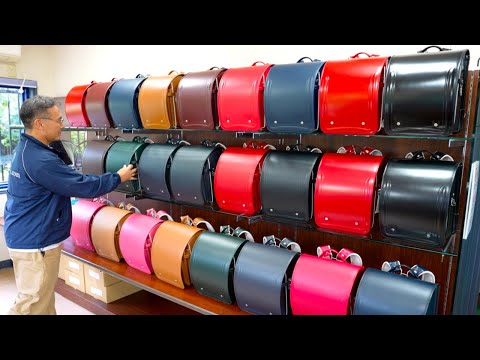The process of making randossels. A Japanese luxury leather bag manufacturer.