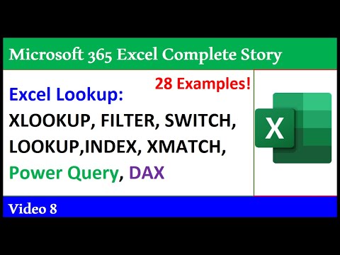 All Important Excel Lookup Formulas: Excel Worksheet, Power Query & DAX – 28 Examples! - 365 MECS 08
