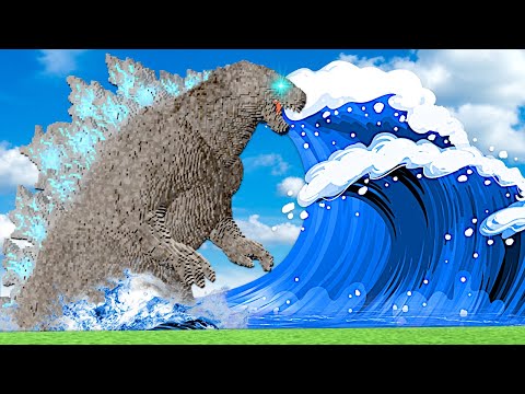 TSUNAMI DESTROYS GODZILLA! (Teardown)