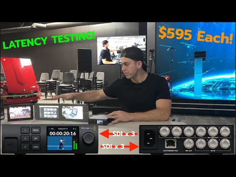 Testing Blackmagic's 2110 IP Converter: Ultimate Stage Box Setup for 6 SDIs in 1 CAT 6 Cable!