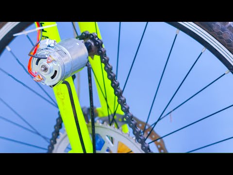 How to make electric bike with 775 motor