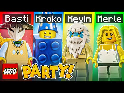 BASTIGHG SPIELT ZUM 1. MAL LEGO PARTY
