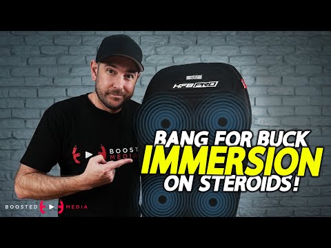 EVEN MORE IMMERSION? - Next Level Racing HF8 Pro Haptic Feedback Pad Review
