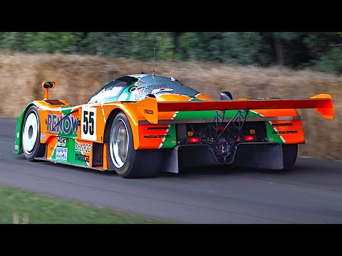 Mazda 787B SCREAMING Engine Sound | 9.000rpm R26B 4-Rotor | Launches, Revs, Accelerations | FoS 2023