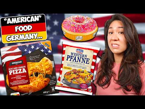 Trying "AMERICAN" Food According to GERMANY... *so american*