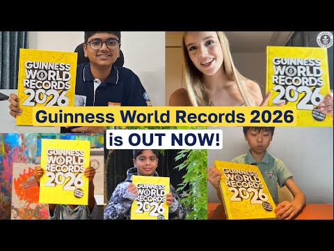 Let's unbox the Guinness World Records 2026 book!