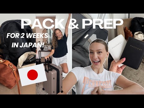 PACK & PREP FOR 2 WEEKS IN JAPAN 🇯🇵 Travel essentials, packing list, & prepping for our honeymoon!